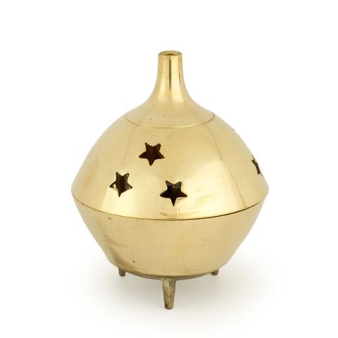Brûleur d’encens en laiton - Étoiles Brûleur d’encens en laiton - Étoiles