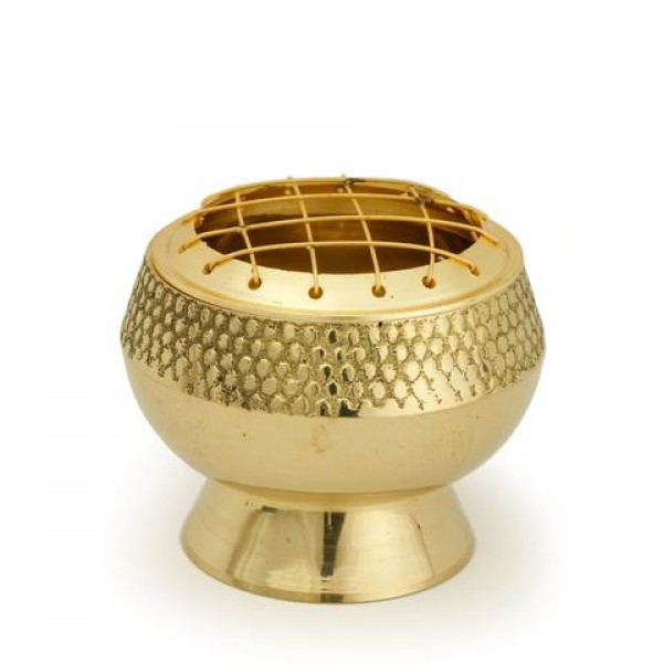 Brass Incense Burner - Golden