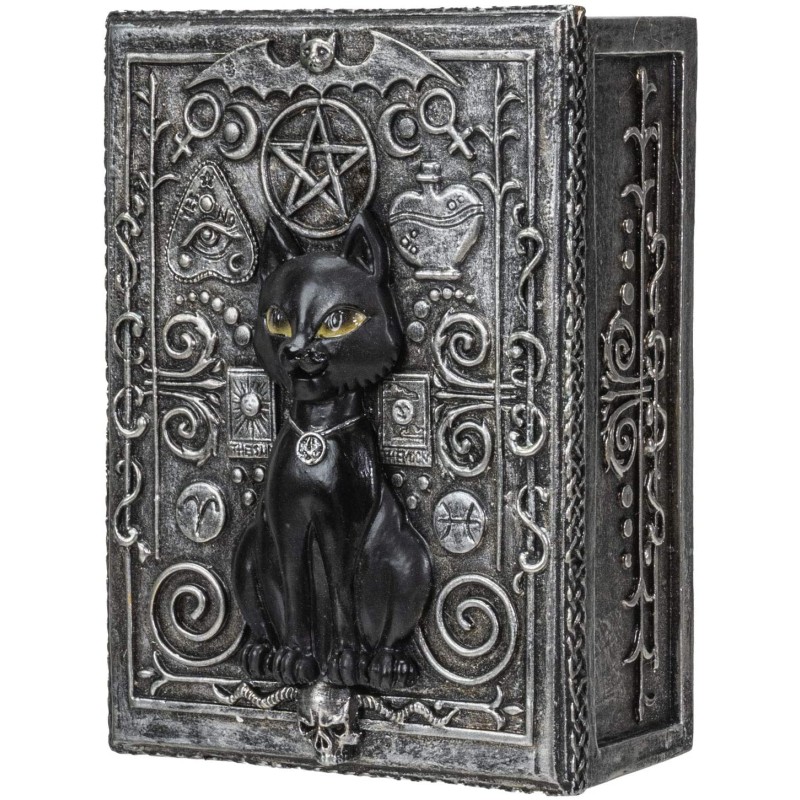 Boîte de tarot pour chat noir Boîte de tarot pour chat noir