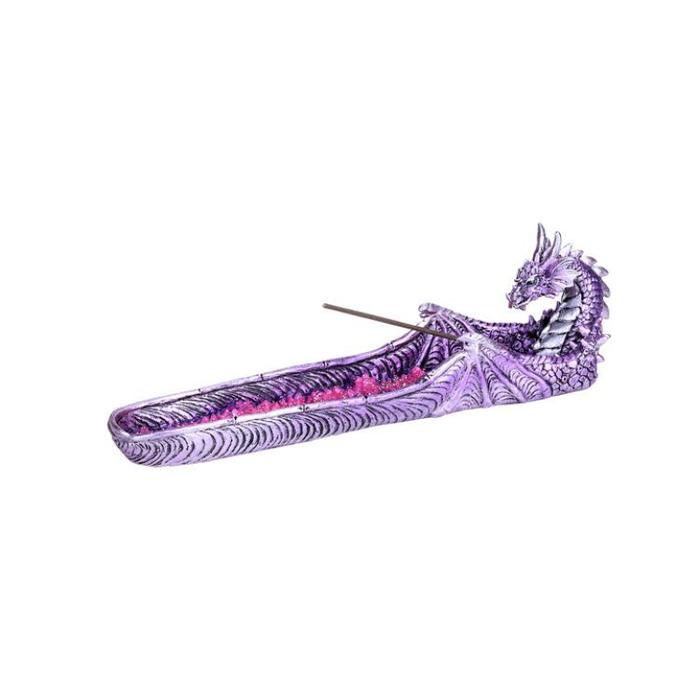 Brûleur d’encens de dragon ailé violet Brûleur d’encens de dragon ailé violet