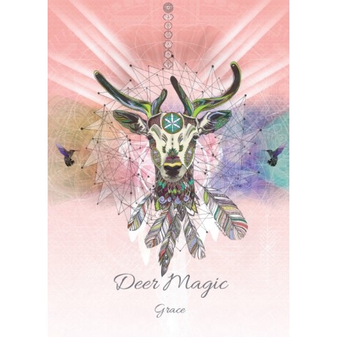 Carte de vœux: Magie des cerfs Carte de vœux: Magie des cerfs