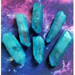 Aqua Aura Crystal Pendant