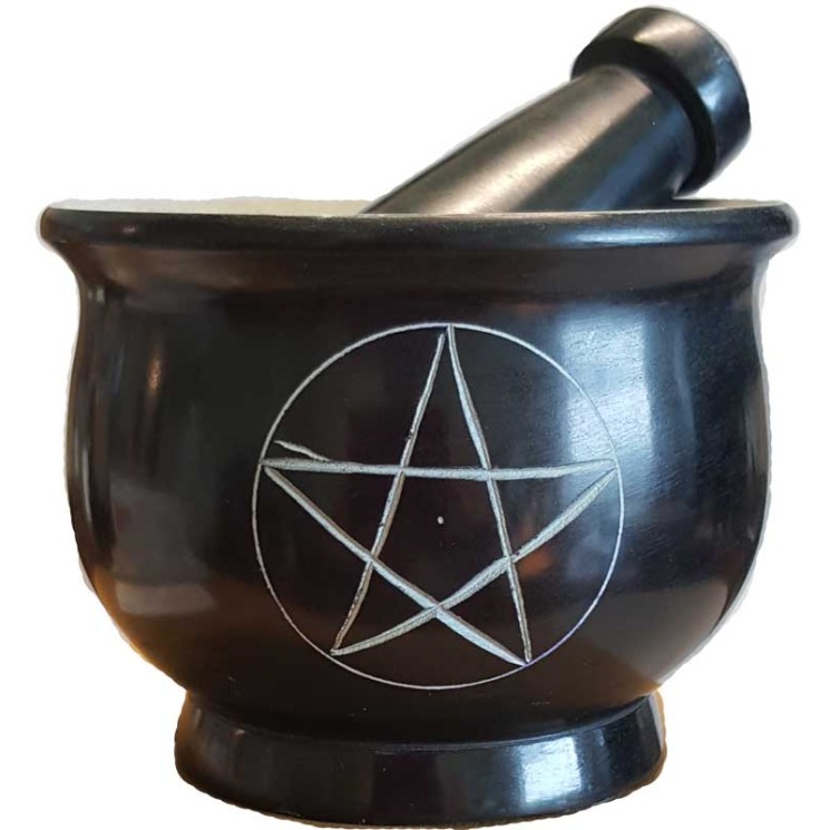 Mortar and Pestle, Black Pentacle