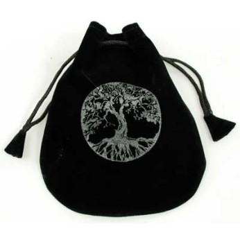 Pochette de velours de l’arbre de vie Pochette de velours de l’arbre de vie