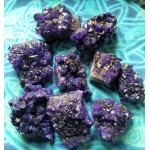 Crystal Druzy Cluster, Colored