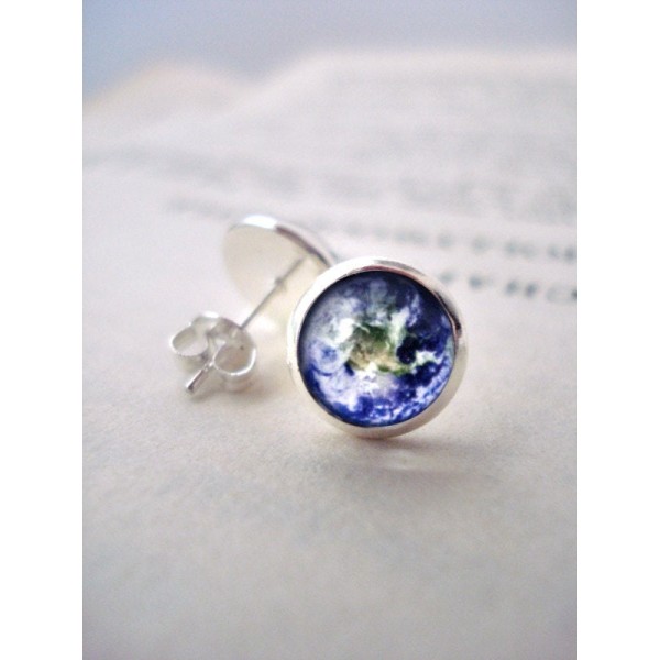 Boucles d’oreilles en terre, Clous Boucles d’oreilles en terre, Clous