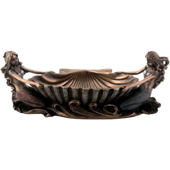 Double Mermaid Decor Dish