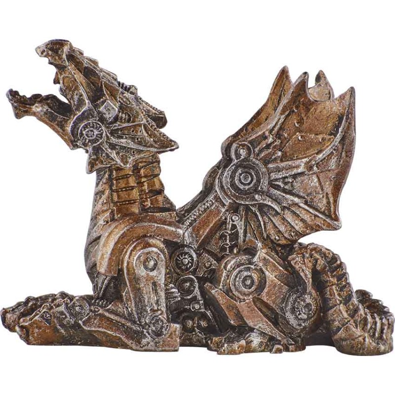 Steampunk Dragon, Laying Steampunk Dragon, Laying