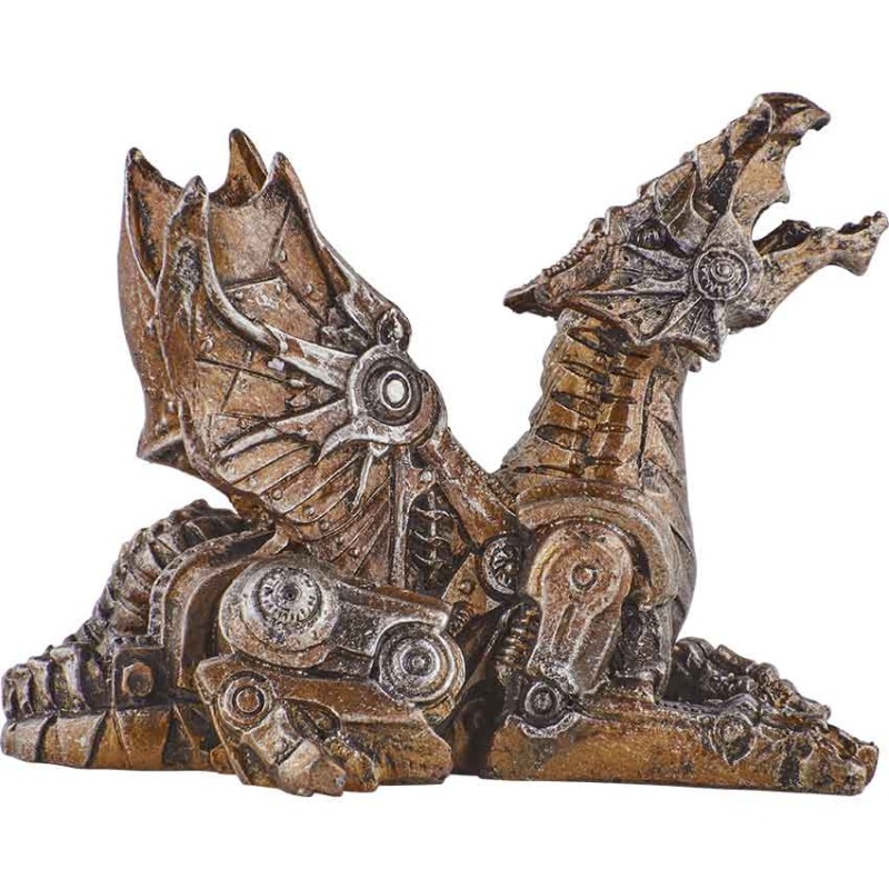 Steampunk Dragon, Laying Steampunk Dragon, Laying