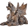 Steampunk Dragon, Laying Steampunk Dragon, Laying