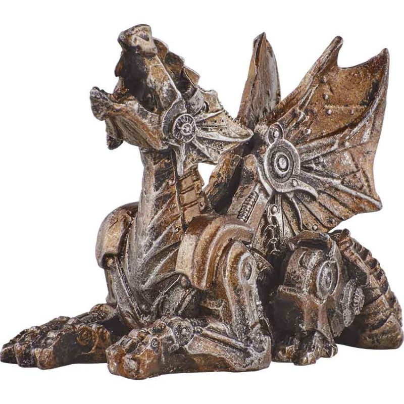 Steampunk Dragon, Laying Steampunk Dragon, Laying
