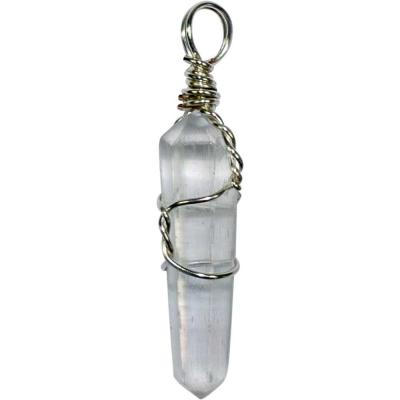 Pendentif Selenite Point Pendentif Selenite Point