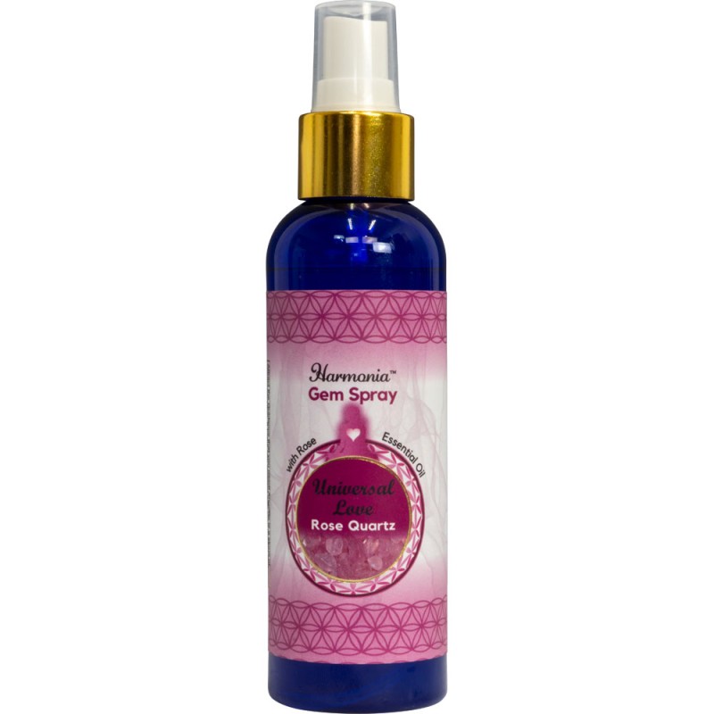 Harmonia Gem Spray: Quartz Rose & Roses - Amour Harmonia Gem Spray: Quartz Rose & Roses - Amour