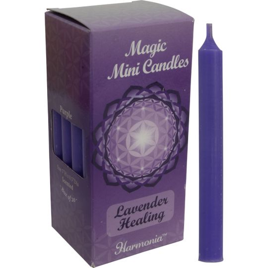 Mini Bougies - Guérison - Lavande -20 pk Mini Bougies - Guérison - Lavande -20 pk
