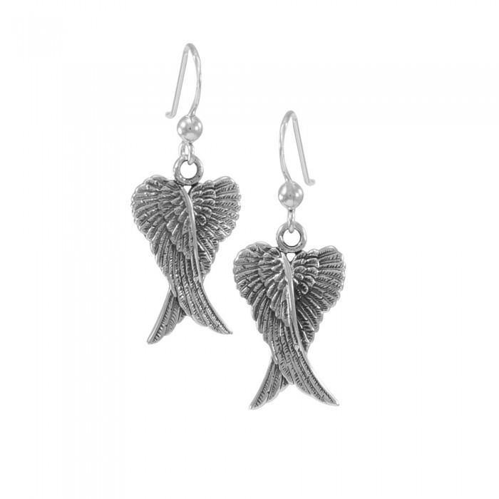 Double Wing Angel Earrings