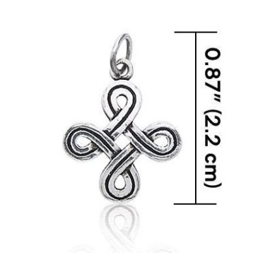 Celtic Knot Charm, Sterling Celtic Knot Charm, Sterling