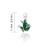 Frog Charm, Sterling Frog Charm, Sterling