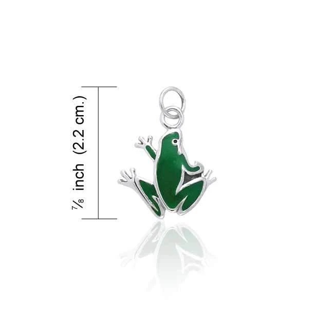 Frog Charm, Sterling Frog Charm, Sterling