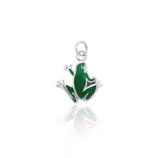Frog Charm, Sterling