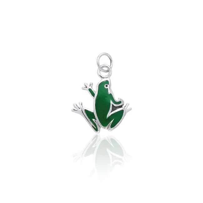 Frog Charm, Sterling Frog Charm, Sterling