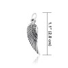 Charme d’aile d’ange, Sterling Charme d’aile d’ange, Sterling