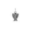 Double Angel Wing Charm, Sterling