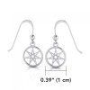 Elven Star Earrings, White Bronze Elven Star Earrings, White Bronze
