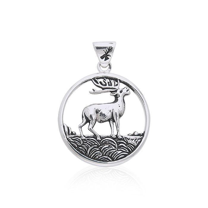 Pendentif cerf, Sterling Pendentif cerf, Sterling
