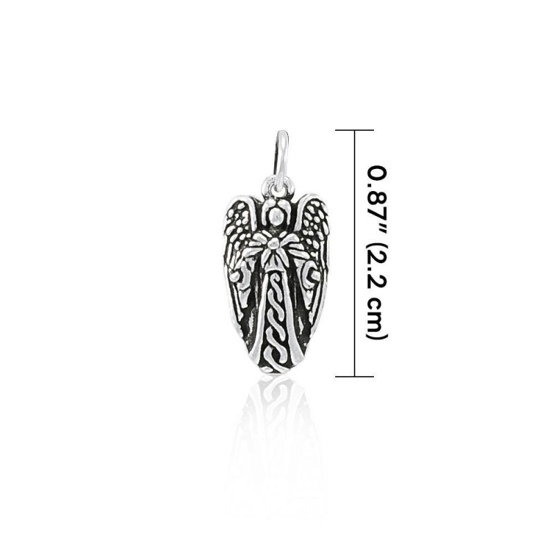 Archangel Chamuel Charm, Sterling Archangel Chamuel Charm, Sterling