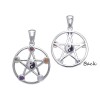 Elemental Yin Yang Pendant, Sterling