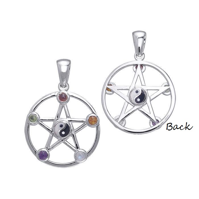 Elemental Yin Yang Pendant, Sterling Elemental Yin Yang Pendant, Sterling