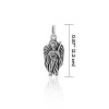 Archangel Raphael Charm, Sterling