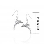 Boucles d’oreilles Jumping Dolphin, Sterling