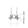 Boucles d’oreilles Sea Turtle, Sterling Boucles d’oreilles Sea Turtle, Sterling