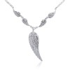 Angel Wing Necklace, Sterling Angel Wing Necklace, Sterling