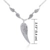 Angel Wing Necklace, Sterling Angel Wing Necklace, Sterling