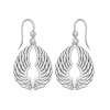 Angel Wing Earrings, Sterling Silver Angel Wing Earrings, Sterling Silver