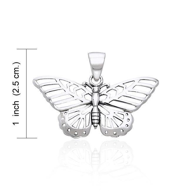 Butterfly Pendant, Sterling Butterfly Pendant, Sterling