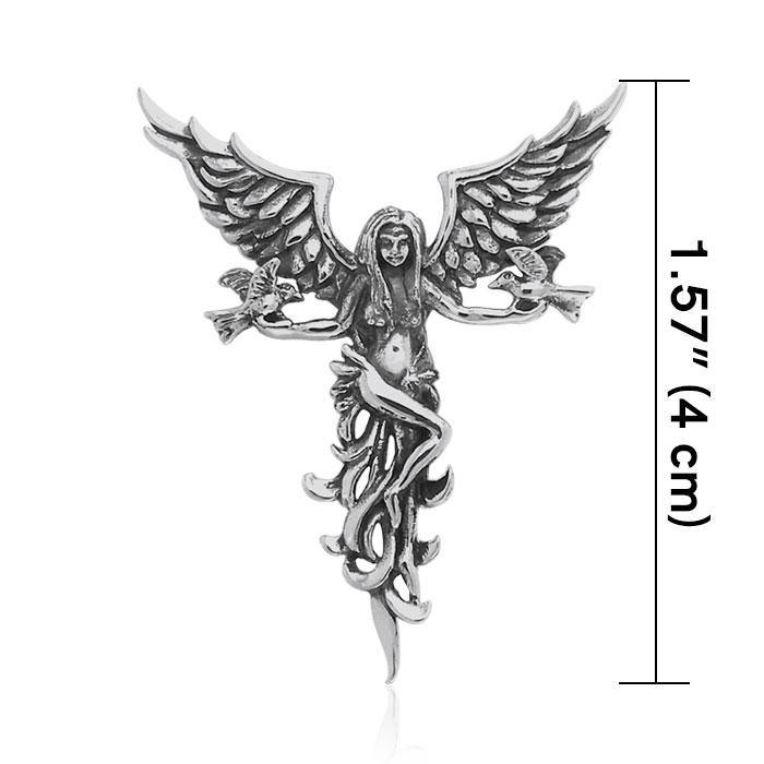 Pendentif Ange des Colombes, Sterling Pendentif Ange des Colombes, Sterling