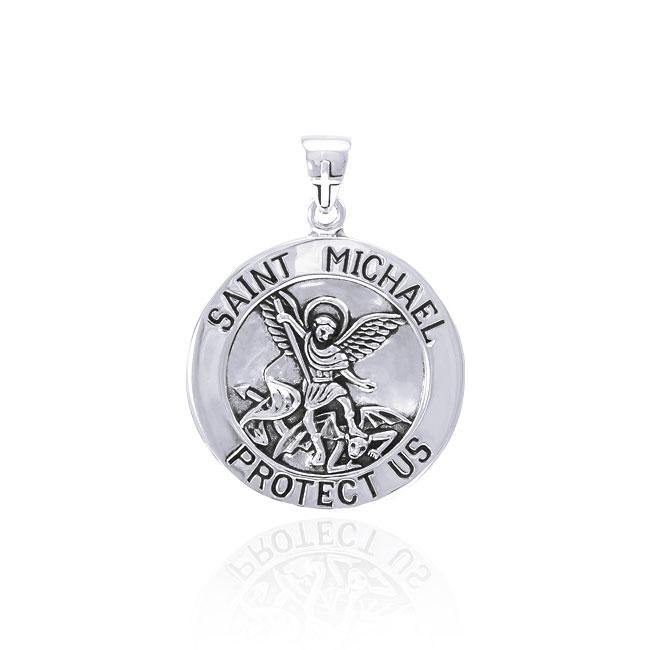 Archange Michael Pendentif, Sterling Archange Michael Pendentif, Sterling