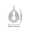 Sterling Silver Angel Wings Pendant Sterling Silver Angel Wings Pendant