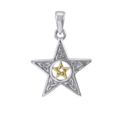 Double Star Pendant, Sterling