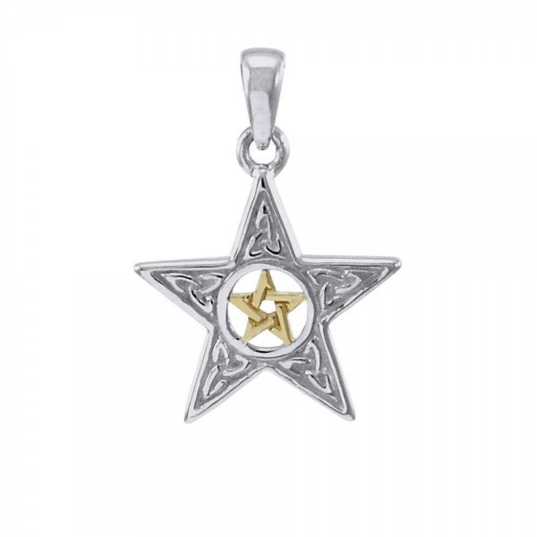 Double Star Pendant, Sterling