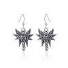 Winged Angel Earrings, Sterling Winged Angel Earrings, Sterling