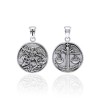 St. Michael Pendant, Double Sided, Sterling