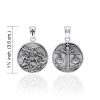 St. Michael Pendant, Double Sided, Sterling