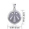 Awen Pendant, Sterling Awen Pendant, Sterling