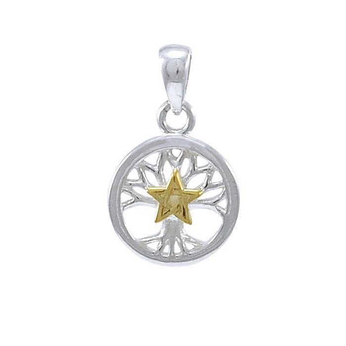 Arbre de Vie & Étoile d’Or, Sterling Arbre de Vie & Étoile d’Or, Sterling