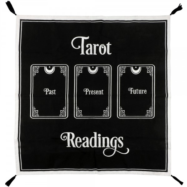 Tarot Spread Altar Cloth - Passé, Présent, Futur