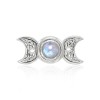 Pendentif Celtique Triple Lune, Pierre de Lune Pendentif Celtique Triple Lune, Pierre de Lune